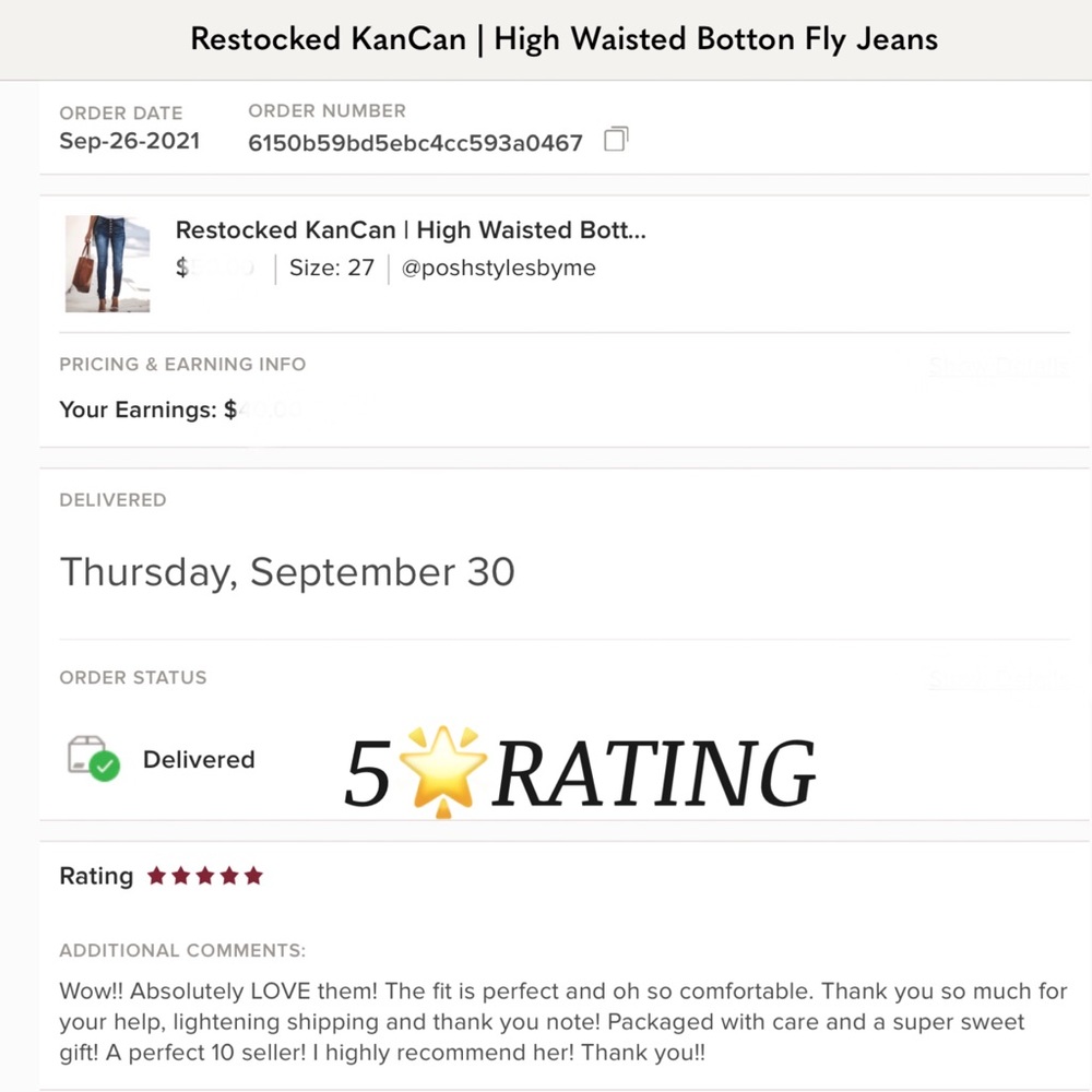KanCan | High Waisted Botton Fly Jeans - Picture 7 of 16